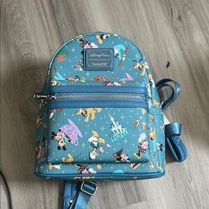 Disney Parks Loungefly Blue Backpack